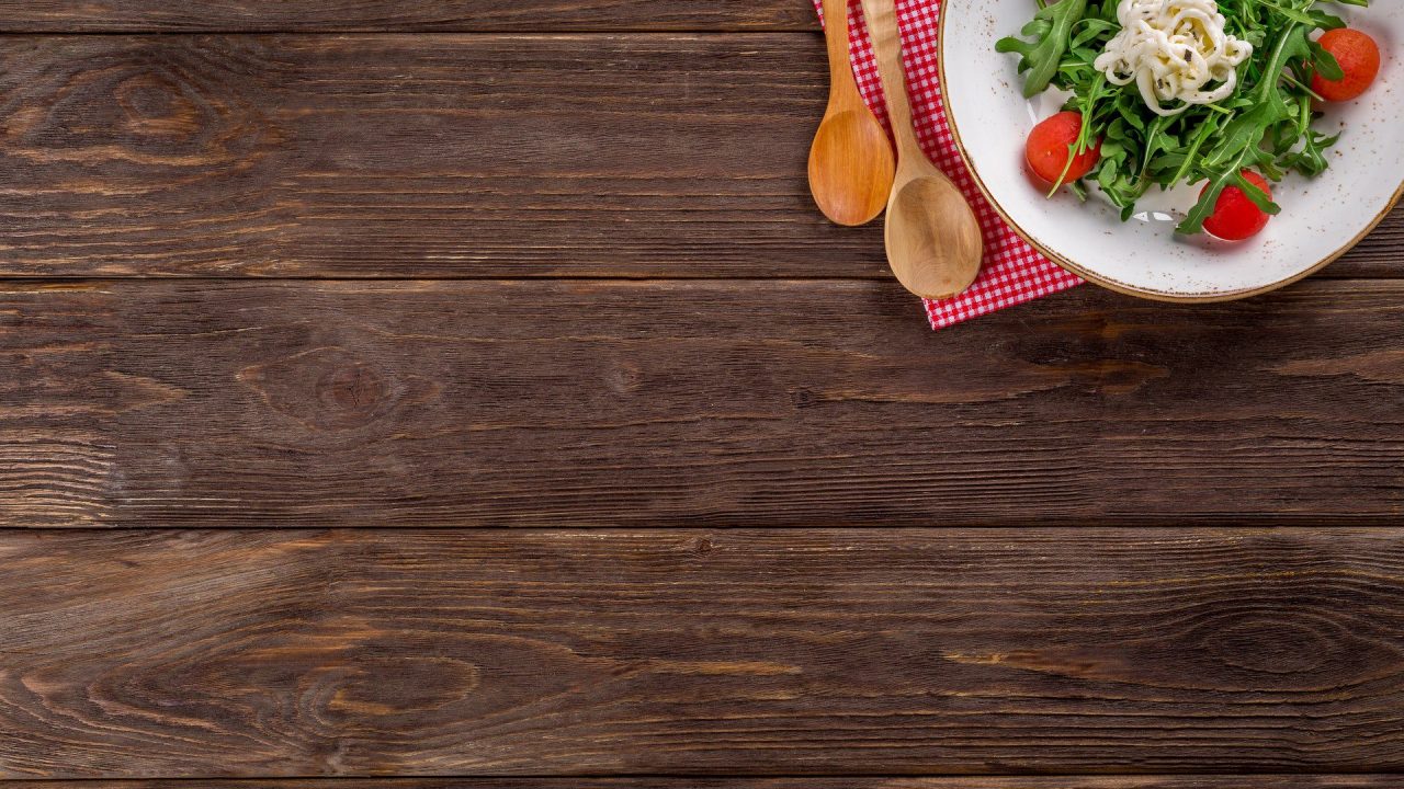 Table on Wooden Plank